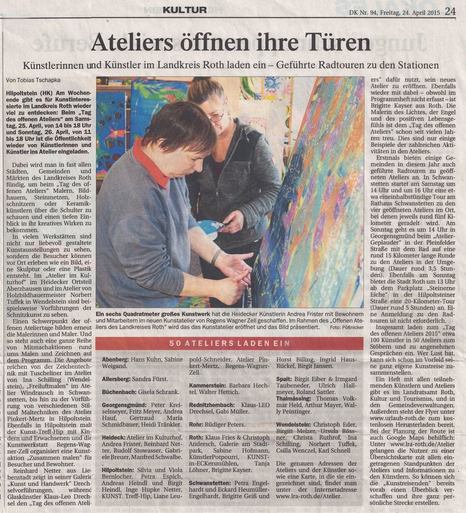 presse offenes atelier 2015